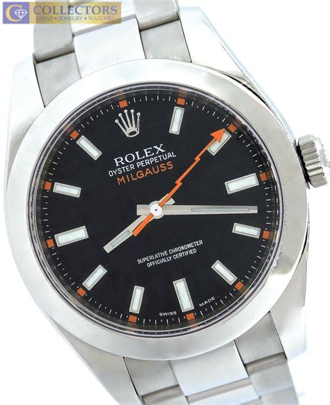 rolex antimagnetic chronograph watch price|Rolex milgauss 116400.